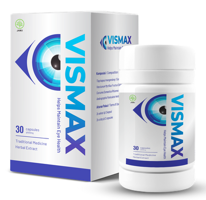 Vismax - Suplemen kapsul nutrisi untuk penglihatan prima